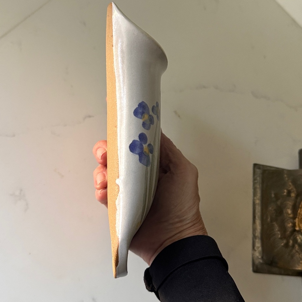 Handmade Pottery Wall Pocket - Picture 7 of 9